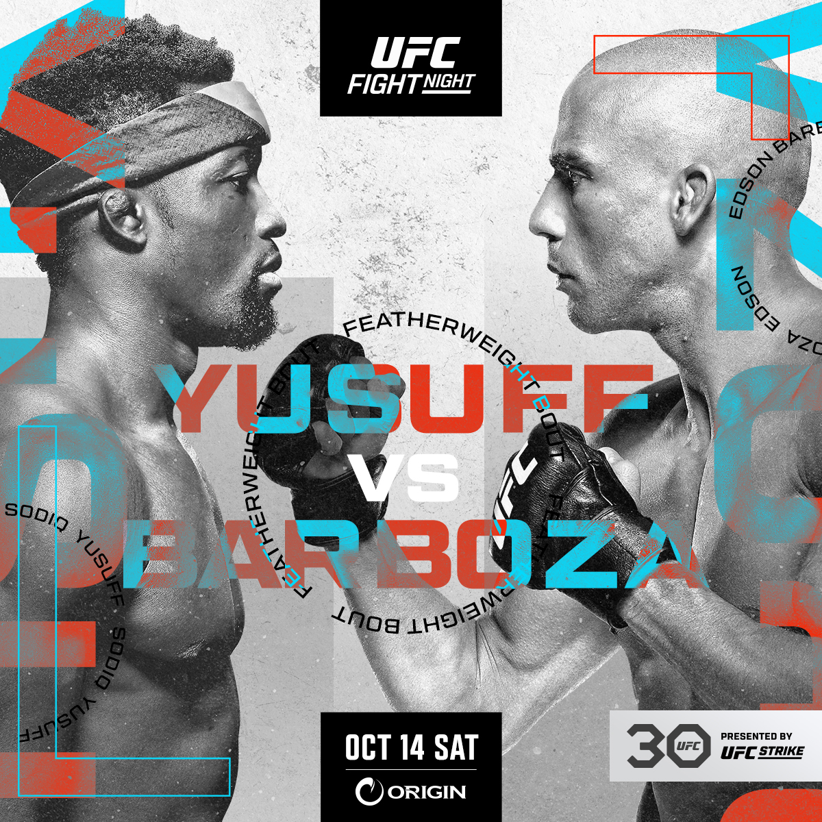 UFC Fight Night 230 Poster October 13, 2023