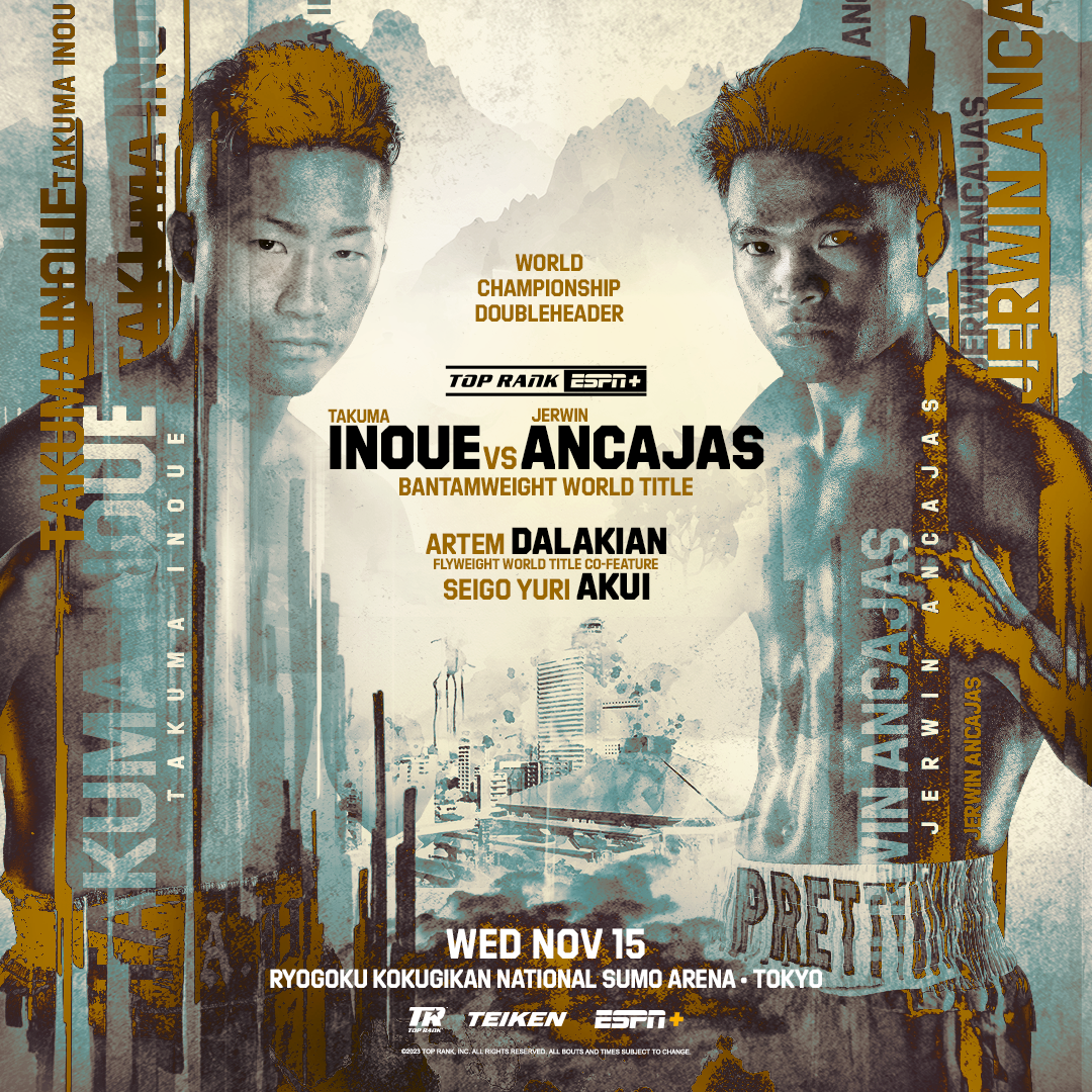 Inoue vs. Ancajas Poster October 15, 2023