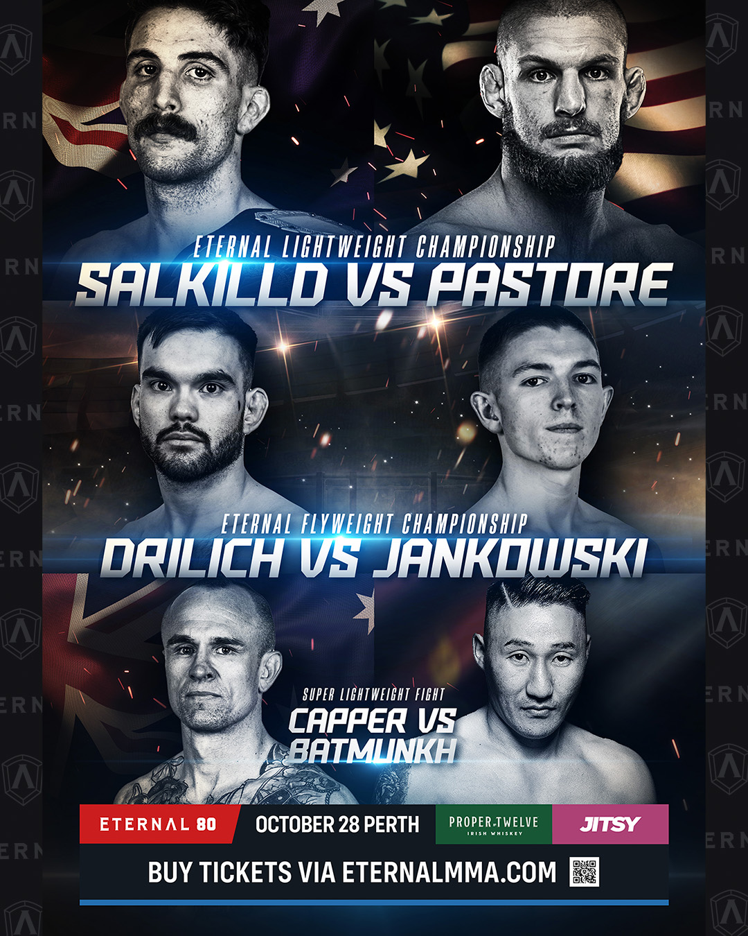 EMMA - Eternal MMA 80: Perth Poster October 16, 2023