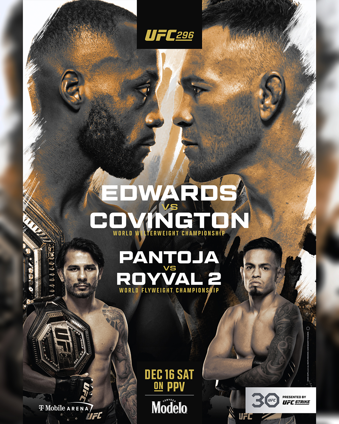 UFC 296 Poster October 29, 2023