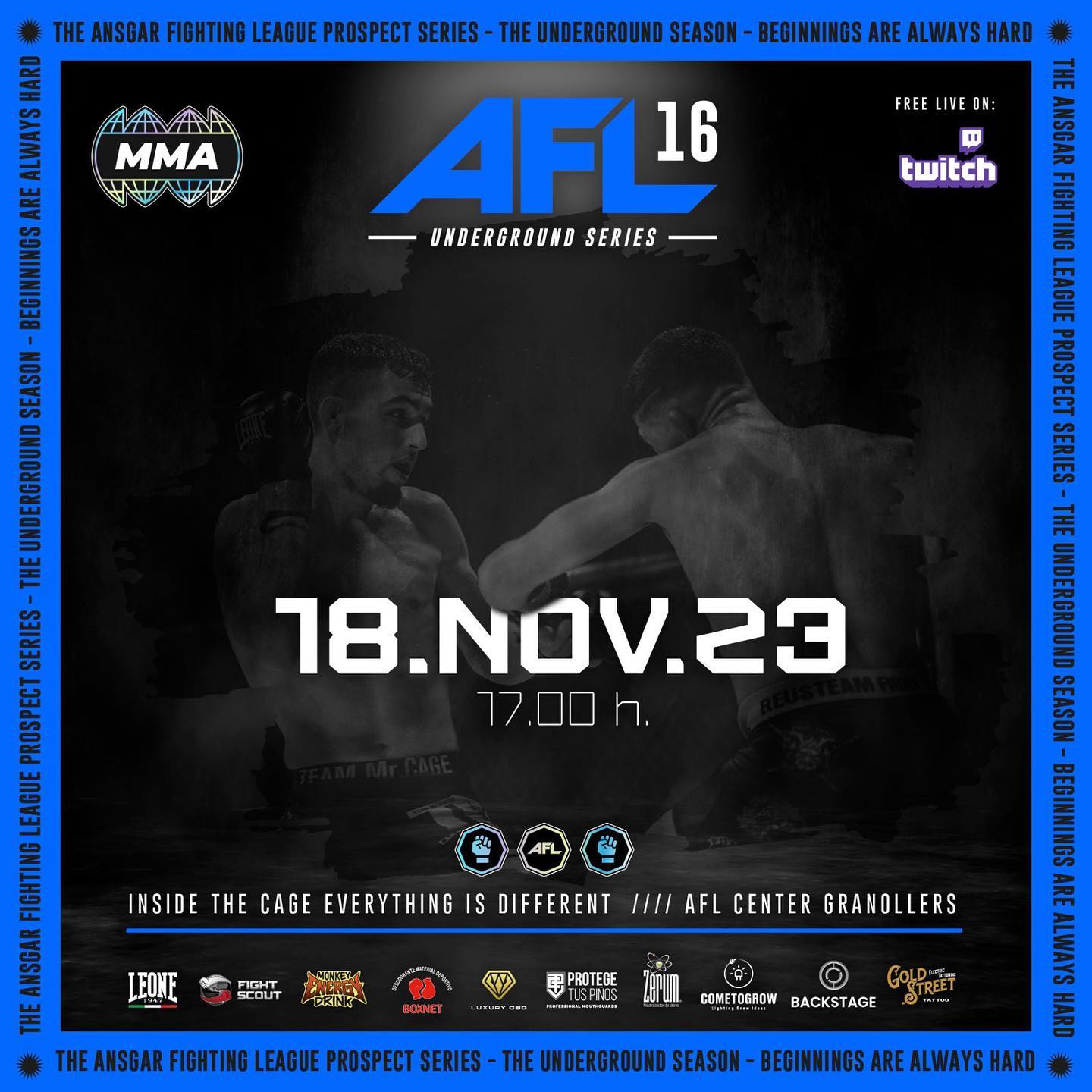Amateur League 16 Poster November 13, 2023
