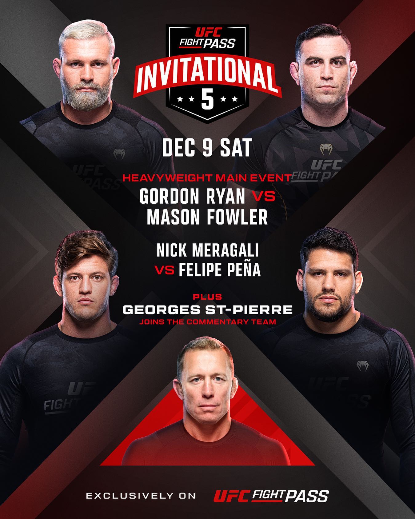 UFC Fight Pass Invitational 5 Poster November 18, 2023