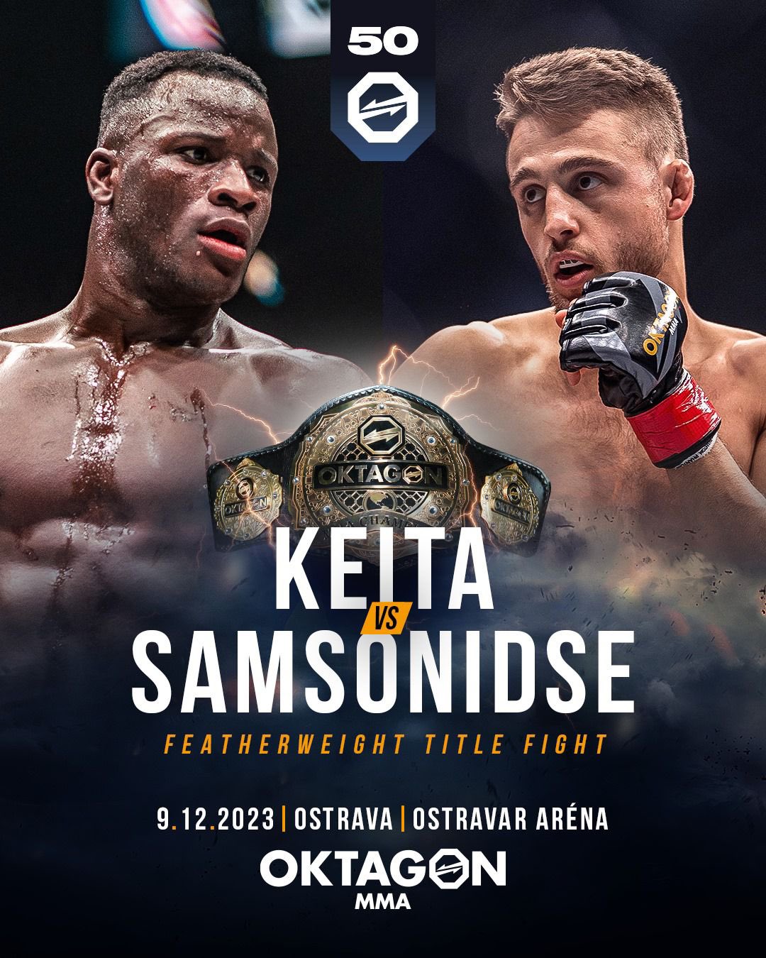 Oktagon MMA - Oktagon 50: Ostrava Poster November 20, 2023