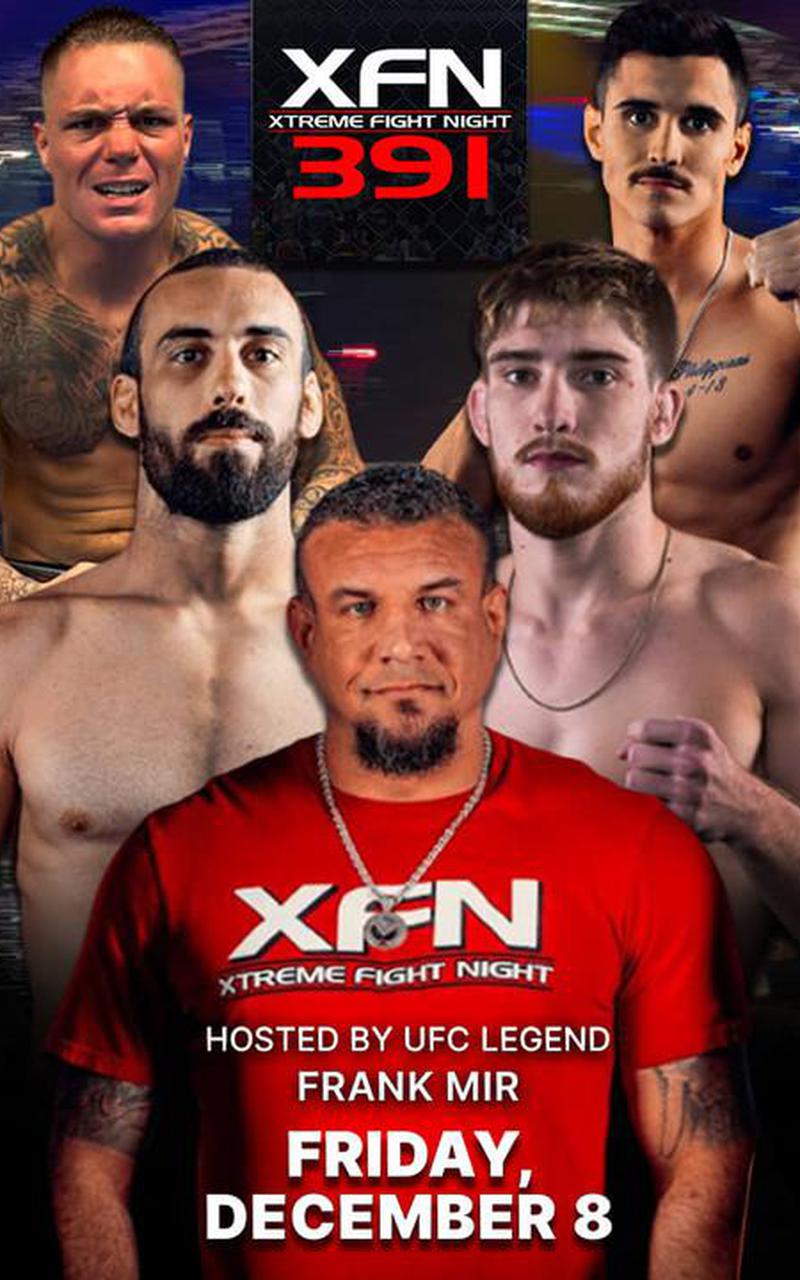 Xtreme Fight Night 391 Poster December 04, 2023