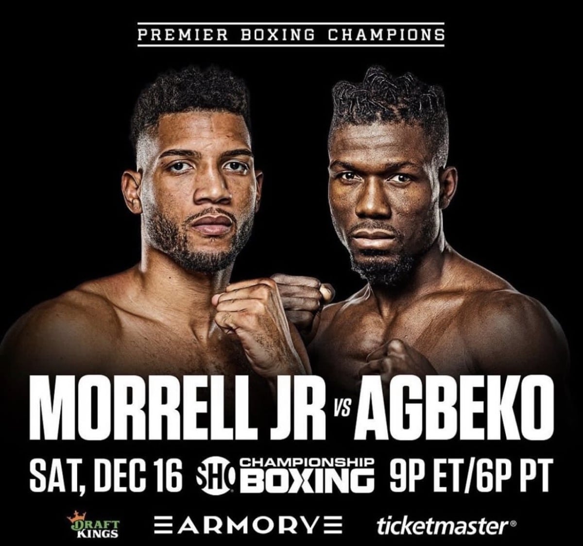 Morrell vs. Agbeko Poster December 10, 2023