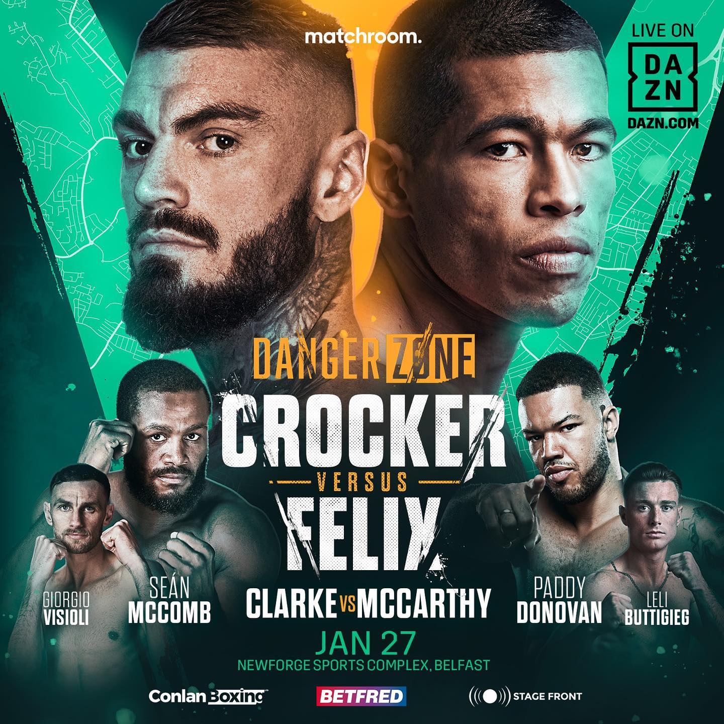 Crocker vs. Felix Jr. Poster January 01, 2024