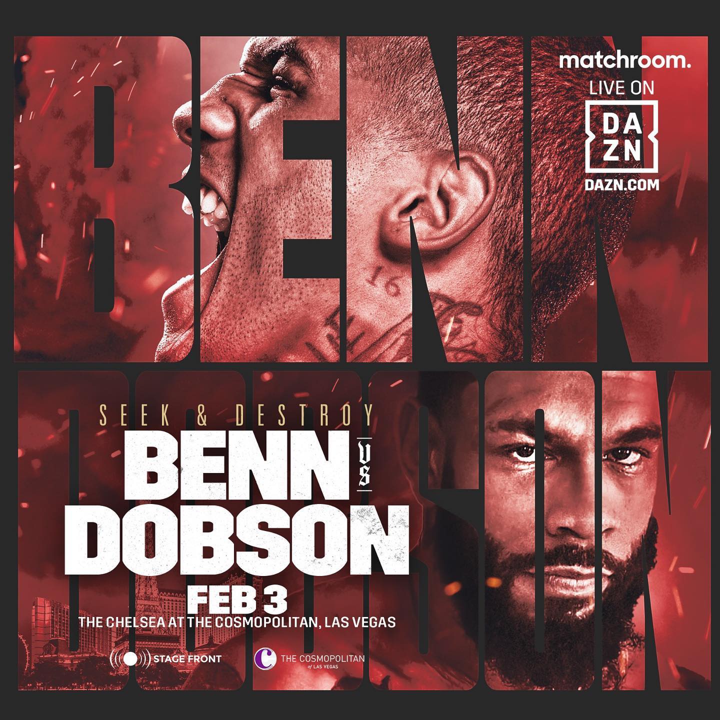 Benn vs. Dobson Poster January 01, 2024