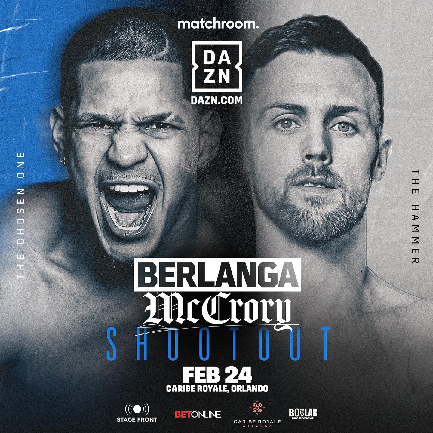 Berlanga vs. McCrory Poster January 01, 2024