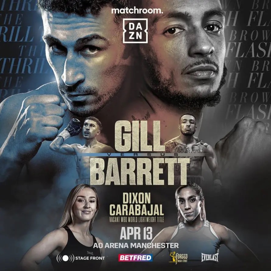 Gill vs. Barrett Poster January 28, 2024