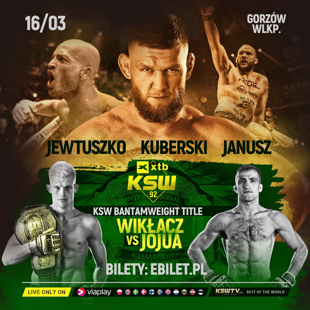 KSW 92 Poster March 08, 2024