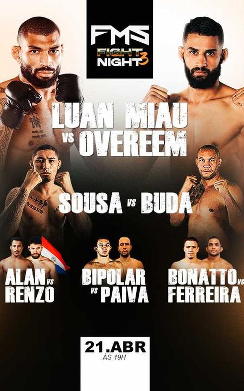 Fight Music Show - FMS: Fight Night 3 Poster April 14, 2024