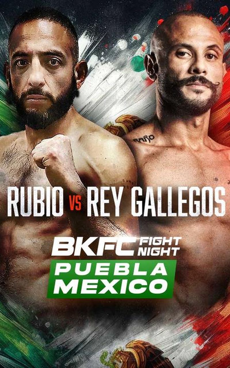 BKFC Fight Night Mexico Poster April 21, 2024