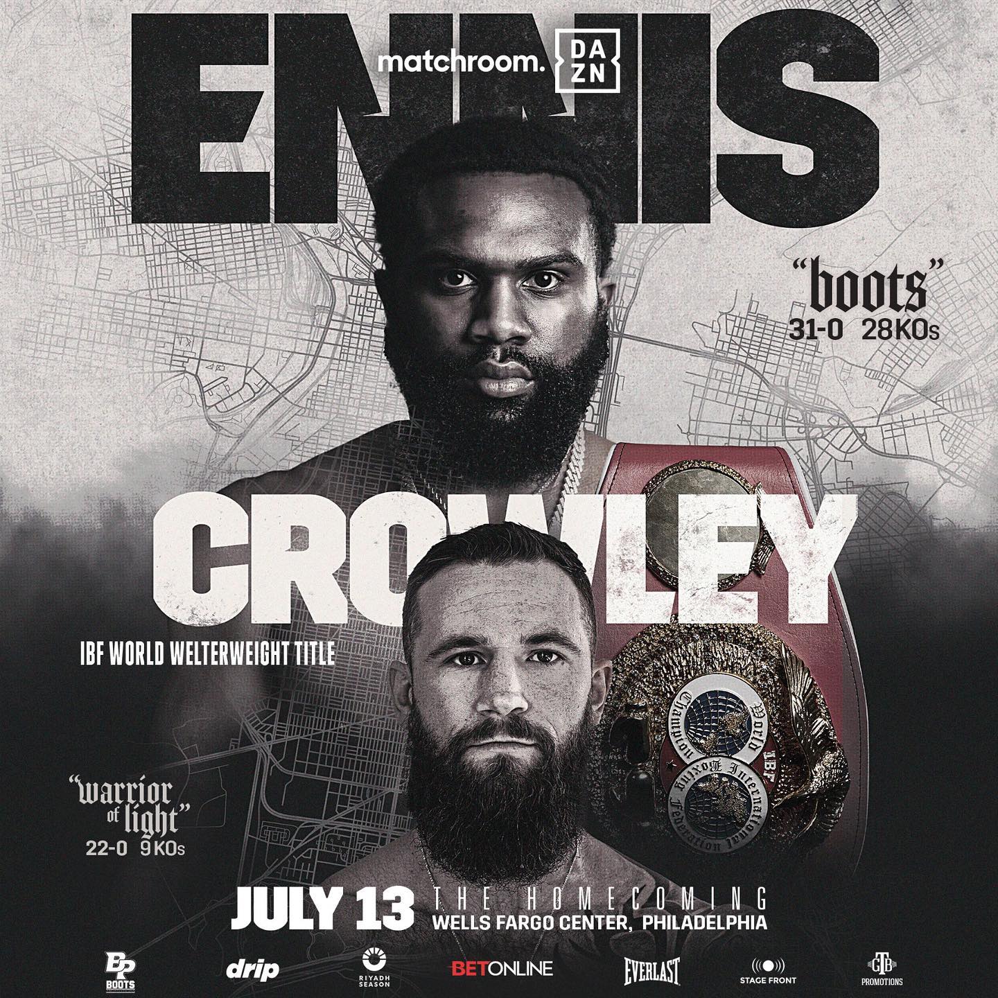 Ennis vs. Crowley Poster May 05, 2024