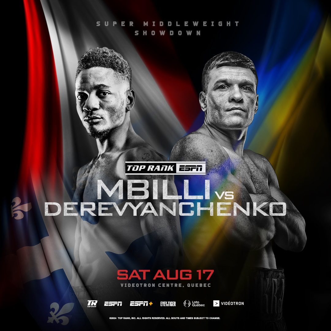 Mbilli vs. Derevyanchenko Poster June 03, 2024