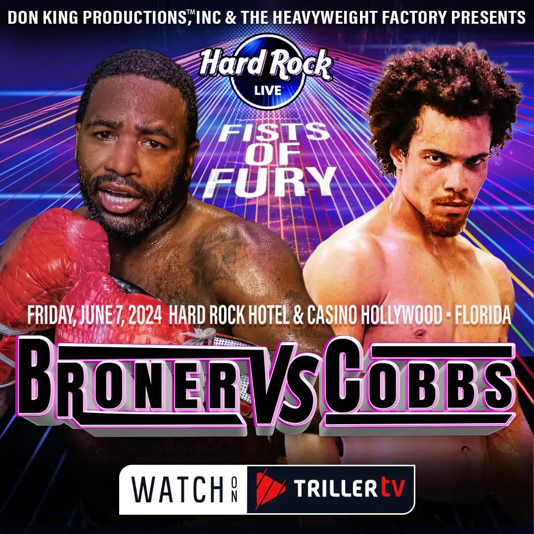 Broner vs. Cobbs Poster June 04, 2024