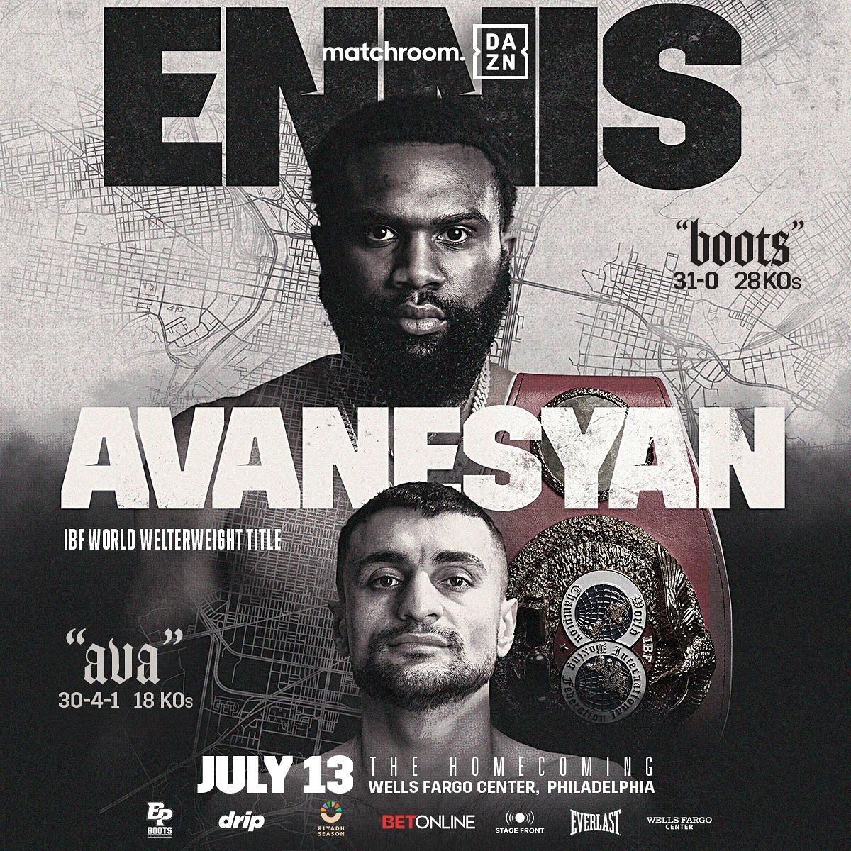 Ennis vs. Avanesyan Poster June 24, 2024