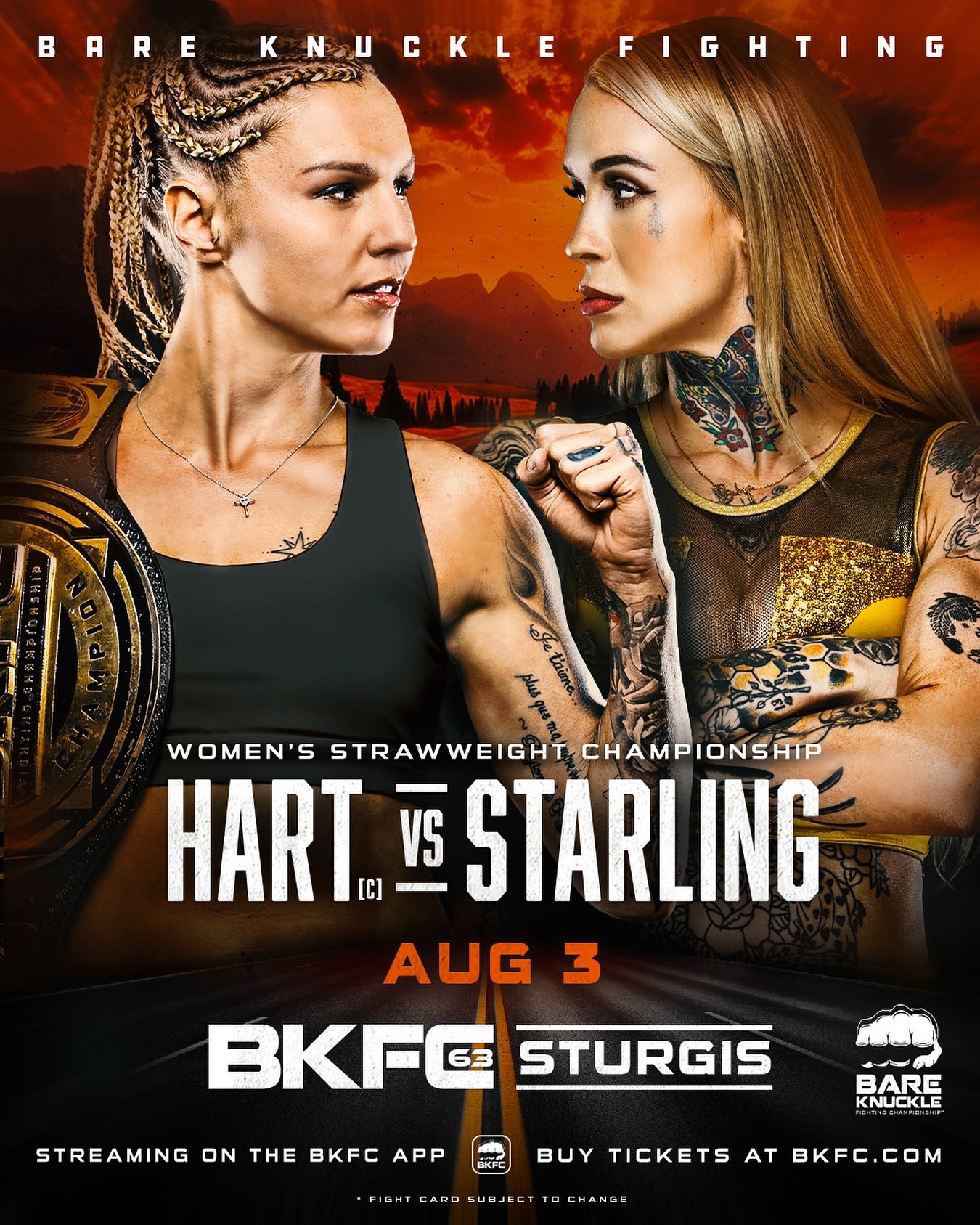 BKFC 63 Poster July 01, 2024