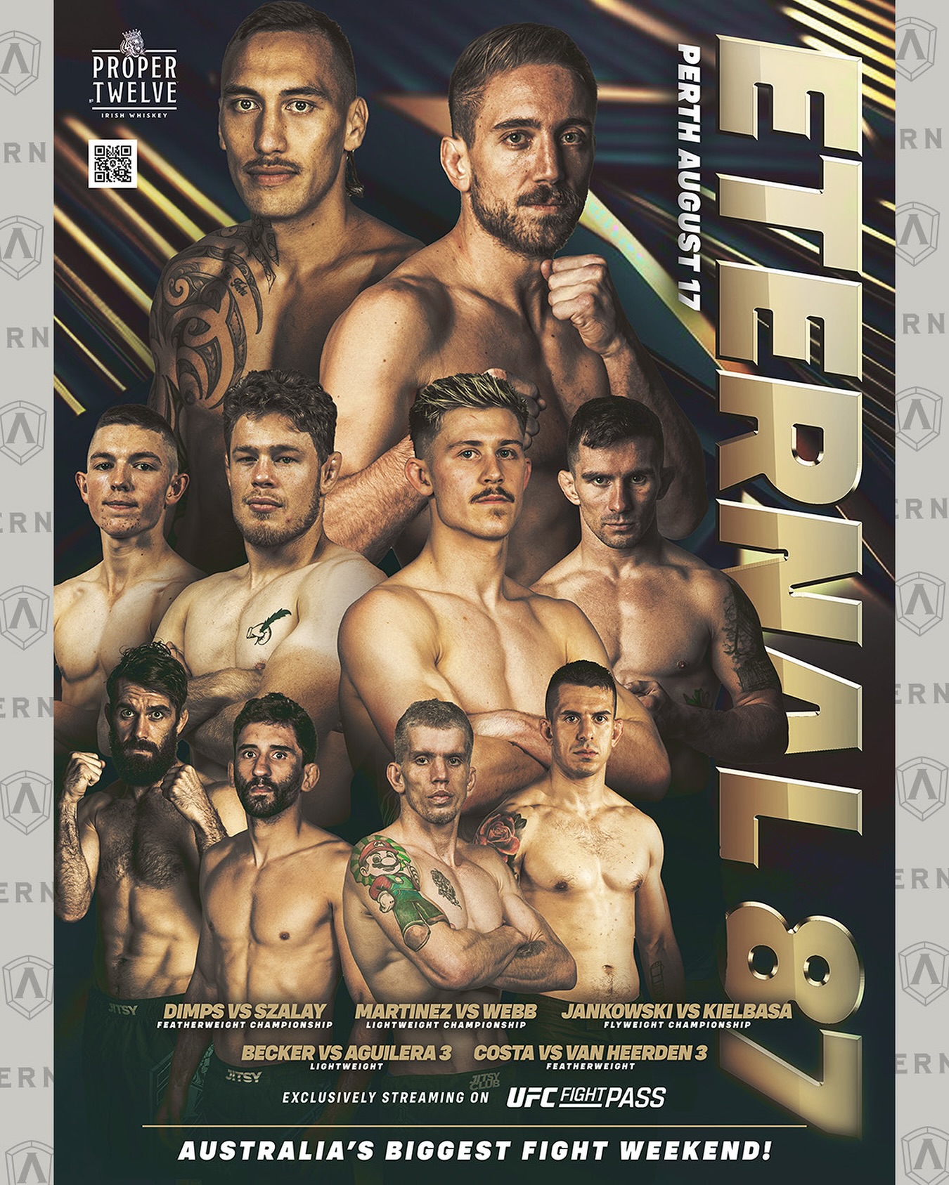 EMMA - Eternal MMA 87: Perth Poster July 28, 2024