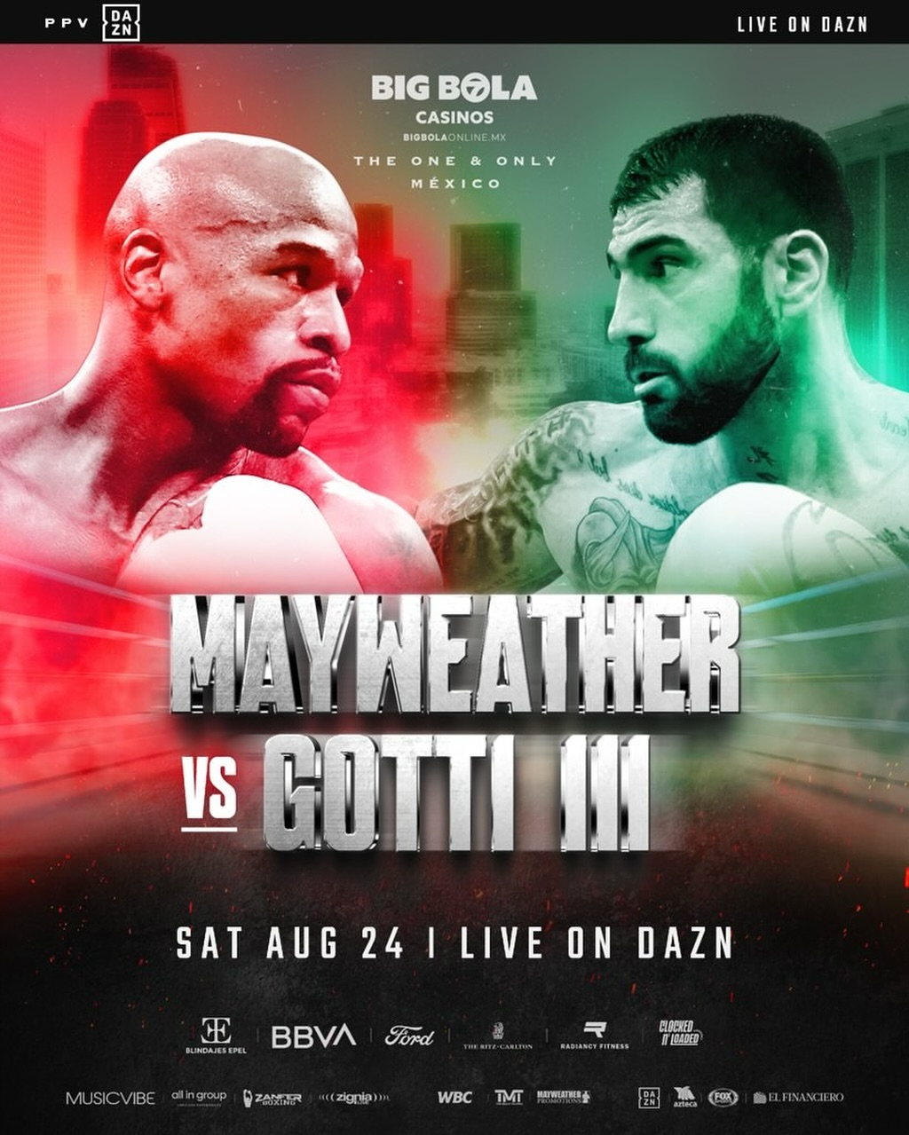 Mayweather vs. Gotti III Poster August 19, 2024