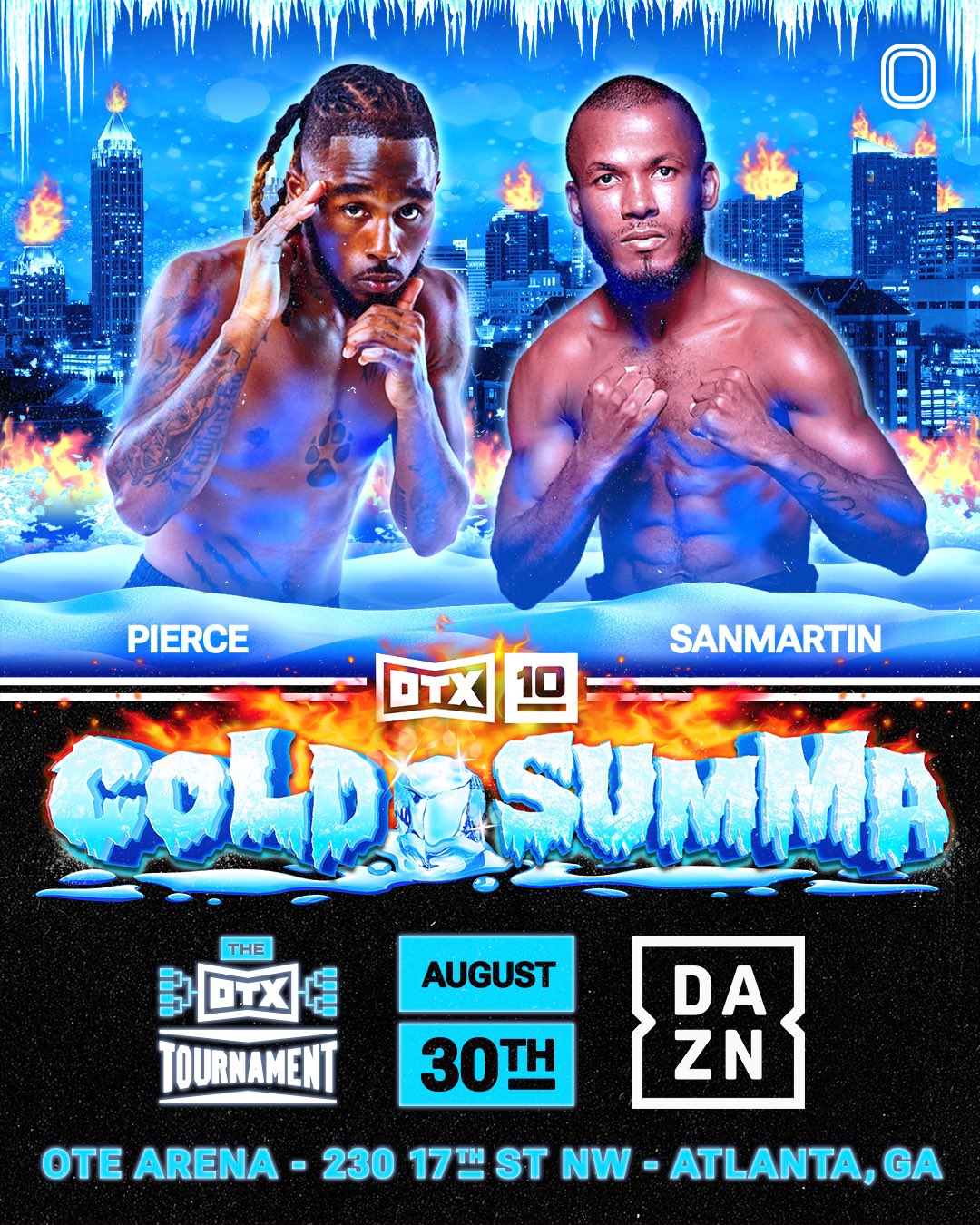 Pierce vs. Sanmartin Poster August 19, 2024