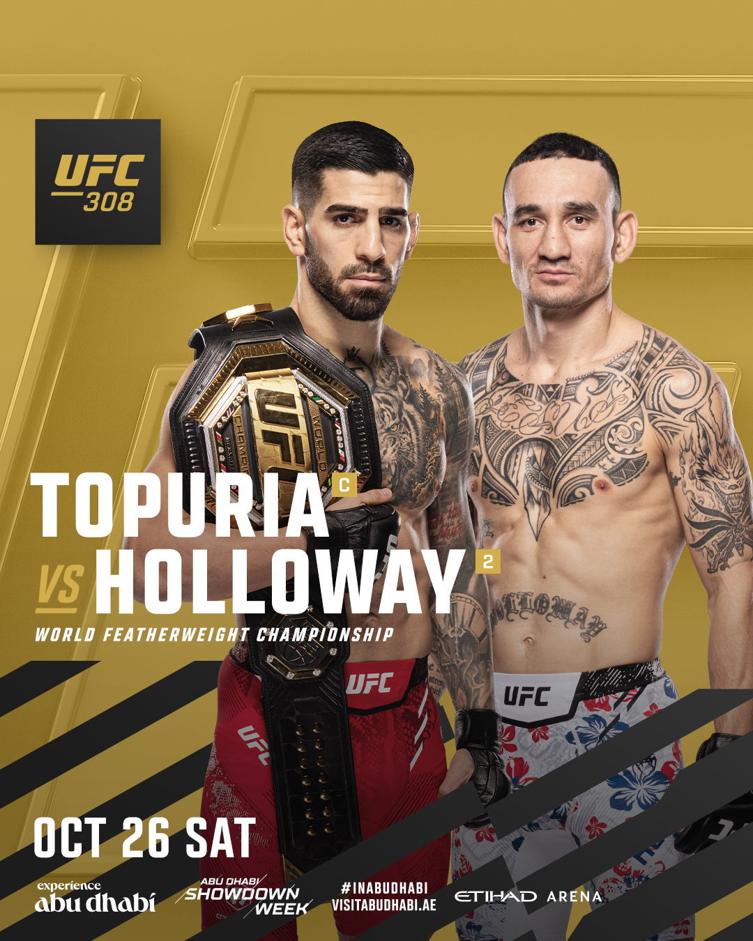 UFC 308 Poster August 23, 2024