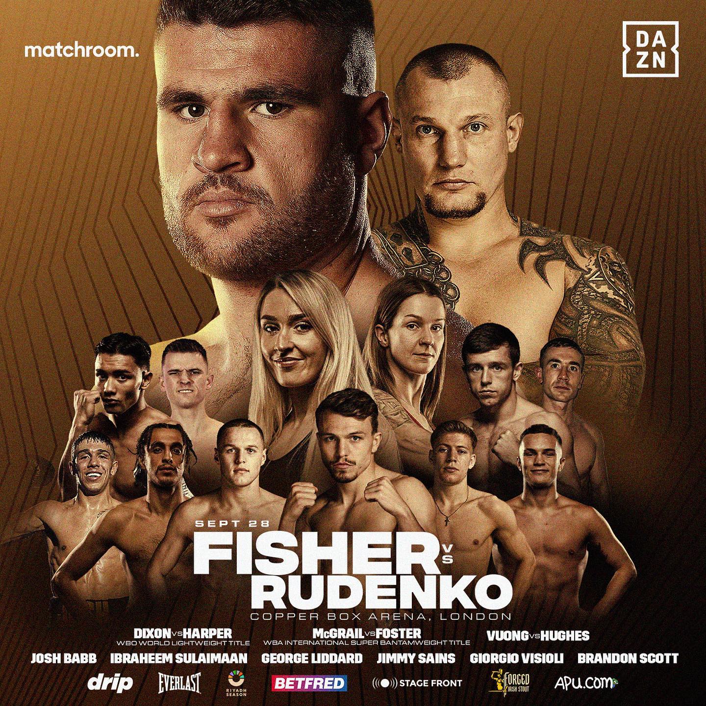 Fisher vs. Rudenko Poster September 02, 2024