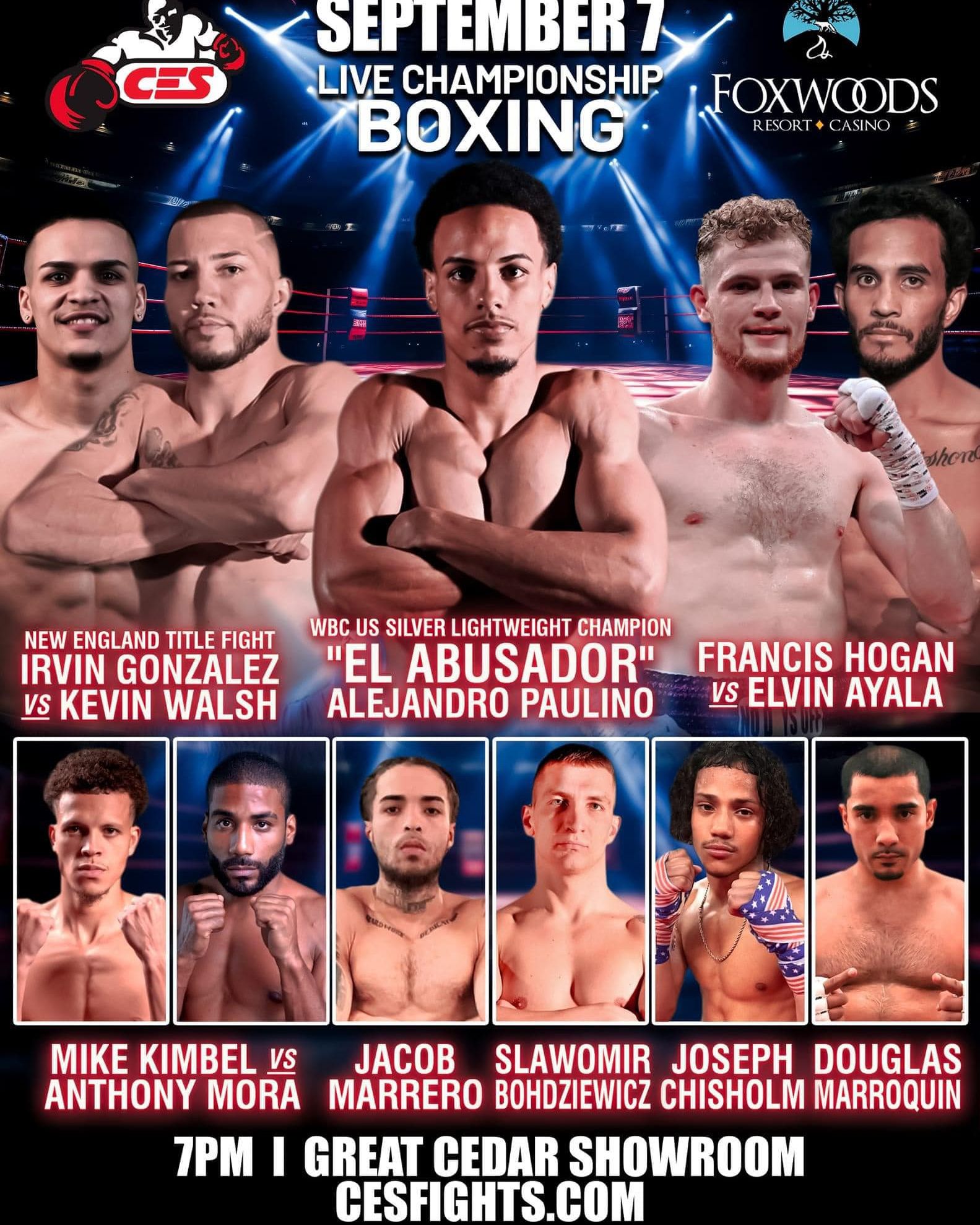 Walsh vs. Gonzalez Poster September 02, 2024