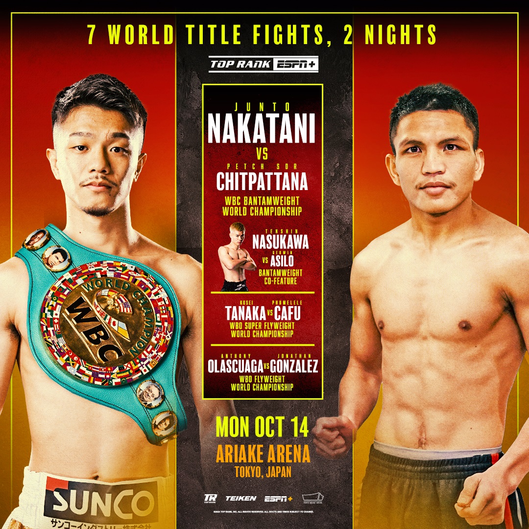 Nakatani vs. Chitpattana Poster September 23, 2024