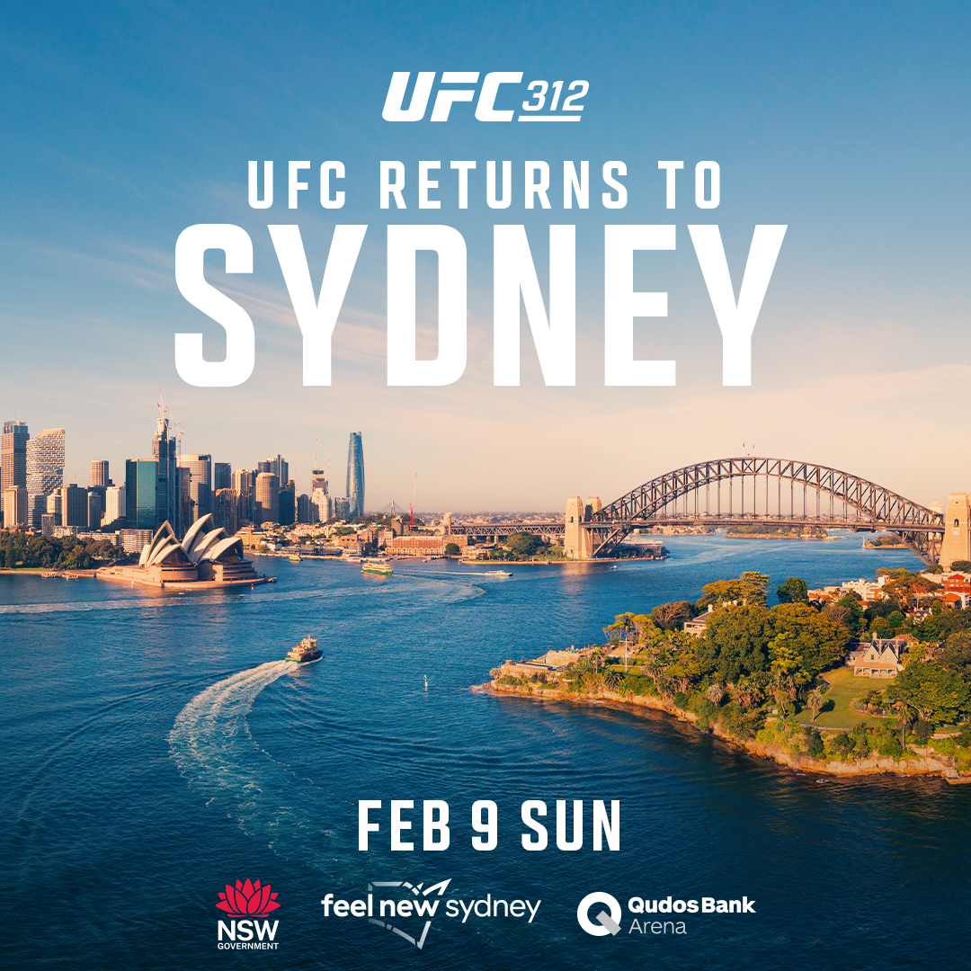UFC 312 Poster October 26, 2024