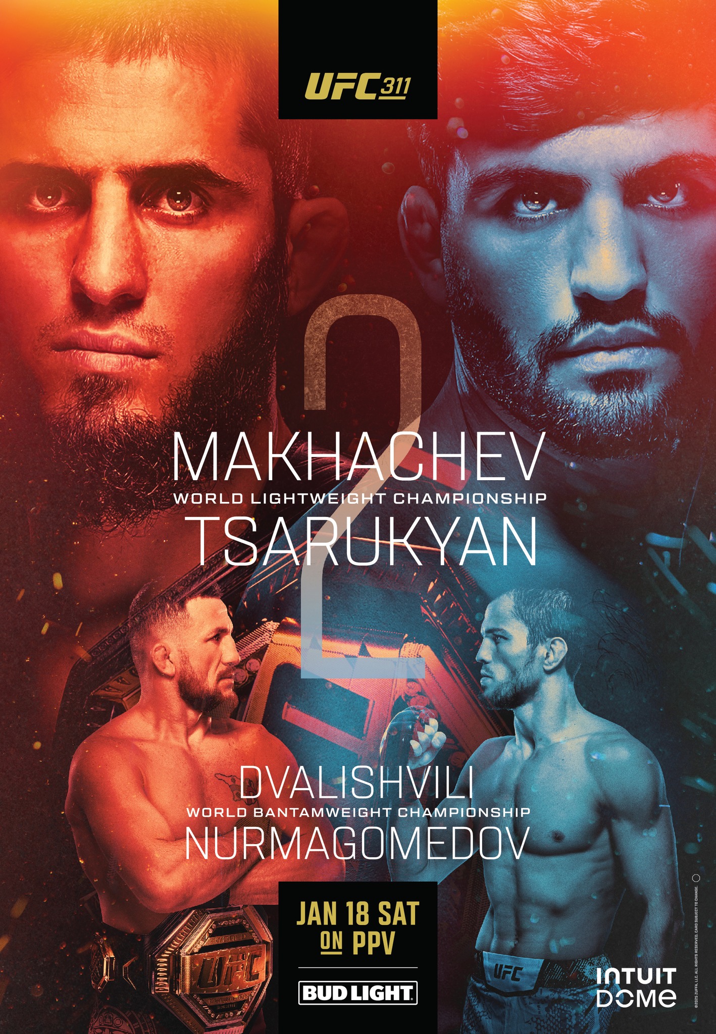 UFC 311 Poster December 13, 2024