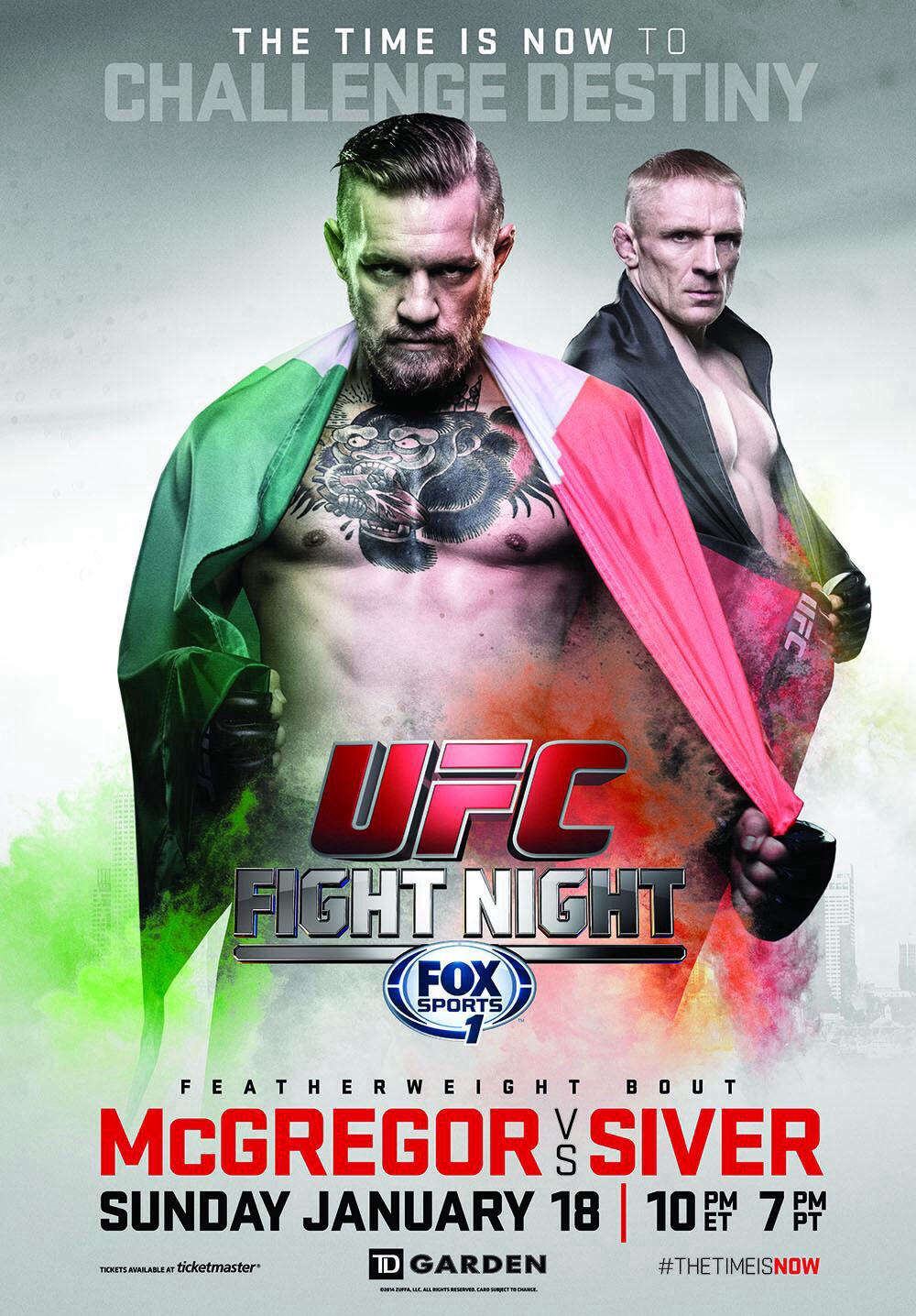 UFC Fight Night - McGregor vs. Siver Poster January 12, 2015