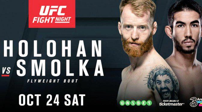 UFC Fight Night 76 - Holohan vs. Smolka Poster October 22, 2015
