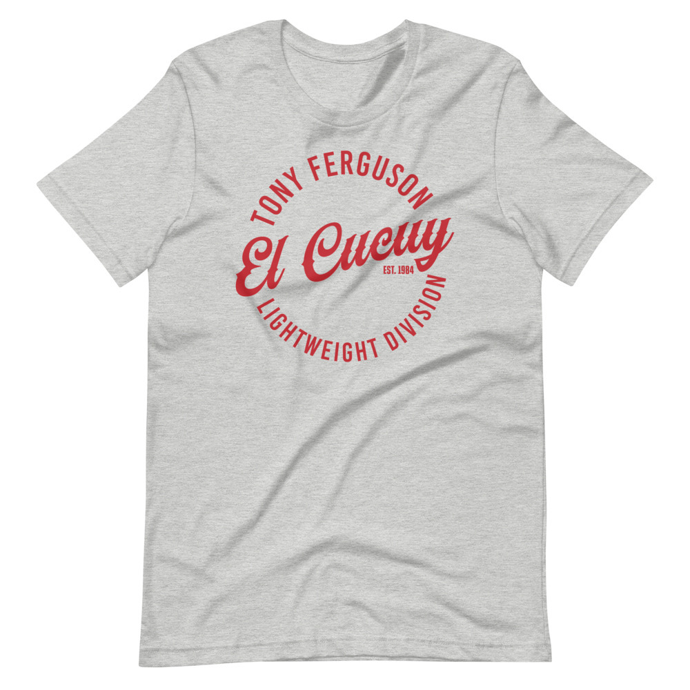 El Cucuy Tony Ferguson Athletic Grey Unisex T-Shirt MMA Merch