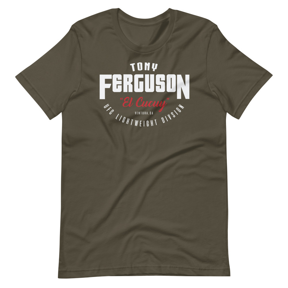 Tony Ferguson El Cucuy Army Green Unisex T-Shirt MMA Merch