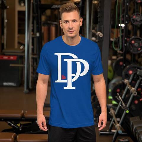 Dustin Poirier The Diamond DP Blue Shirt
