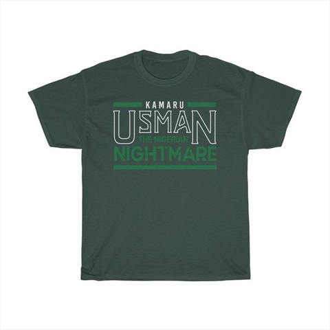 Kamaru Usman The Nigerian Nightmare Green Shirt