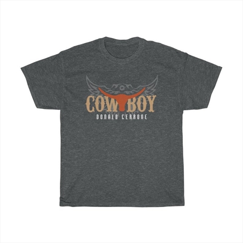Cowboy Cerrone Steer Head Dark Heather Unisex T-Shirt
