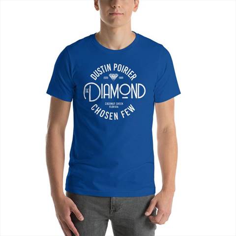 Dustin Poirier The Diamond Chosen Few Royal Blue Shirt