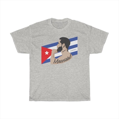Jorge Masvidal Gamebred Cuban Flag Ash Shirt