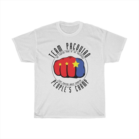 Team Manny Pacquiao People's Champ White Shirt