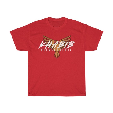 Khabib Nurmagomedov Gold Eagle Red Shirt