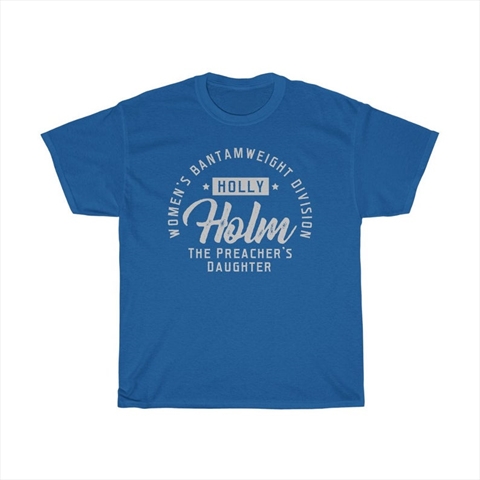 Holly Holm Graphic The Preacher's Daughter Royal Blue Unisex Shirt