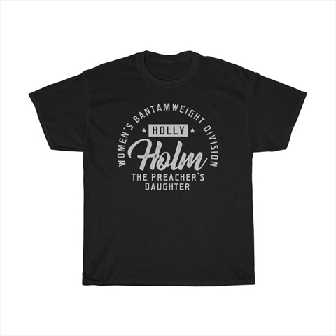 Holly Holm Graphic The Preacher's Daughter Black Heather Unisex Shirt