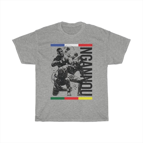 Francis Ngannou Graphic Sport Grey Shirt