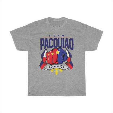 Team Manny Pacquiao Philippines National Fist Sport Grey Unisex Shirt