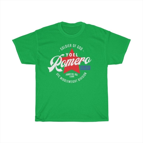 Yoel Romero Soldier of God Cuba Kelly Green Unisex Shirt