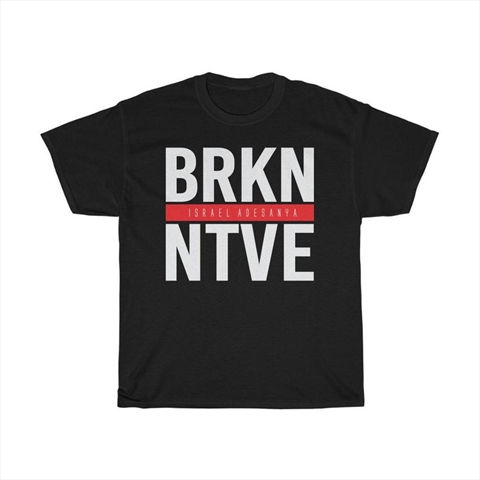 BRKN NTVE Israel Adesanya Black Unisex Shirt