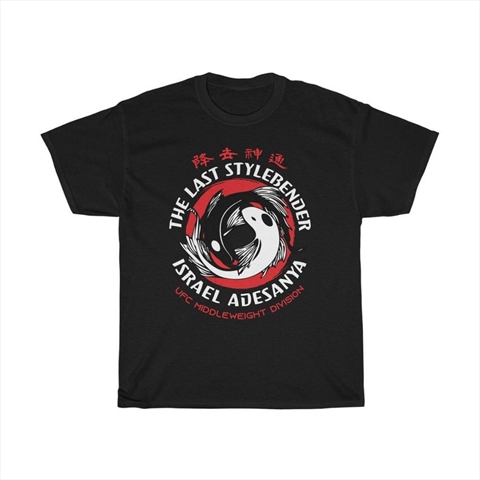 The Last Stylebender Israel Adesanya Yin Yang Koi Black Unisex Shirt