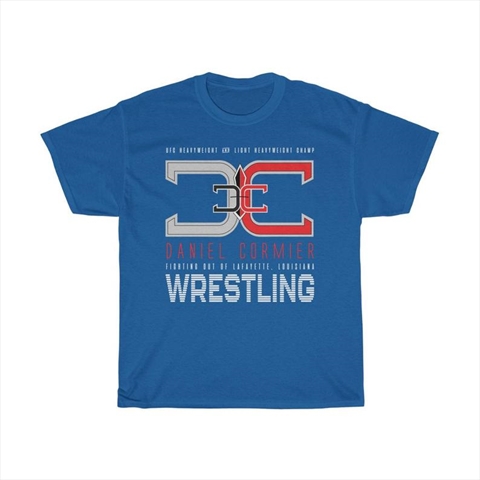Daniel Cormier Double Champ Wrestling Royal Blue Unisex T-Shirt