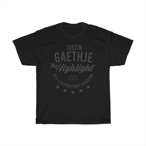 Justin Gaethje The Highlight Black Unisex T-Shirt
